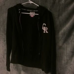 Pink Victoria’s Secret Colorado Rockies hoodie